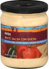 Medium White Salsa Con Queso, Medium White Con Queso