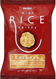 Cheddar Mini Rice Crisps, Cheddar