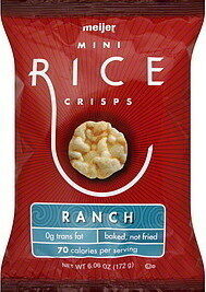 Ranch Mini Rice Crisps, Ranch