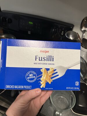Enriched Macaroni Product, Rotelle