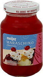 Red Maraschino Cherries, Red Maraschino