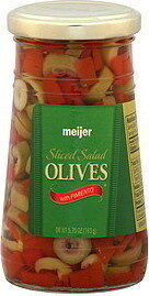 Sliced Salad Olives