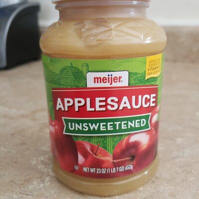Unsweetened Applesauce, Unsweetened