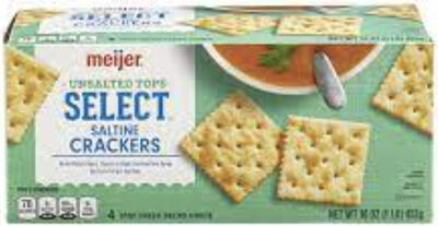 Unsalted Tops Saltine Crackers, Unsalted Tops Saltine