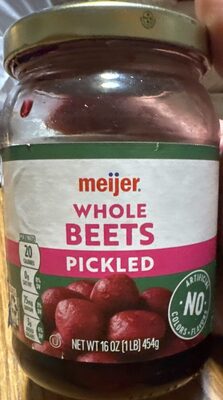 Pickled Whole Beets, Pickled