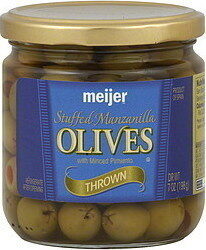 Stuffed Manzanilla Olives With Minced Pimiento, Minced Pimiento