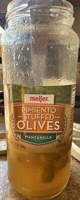 Stuffed Manzanilla Olives With Minced Pimiento, Minced Pimiento