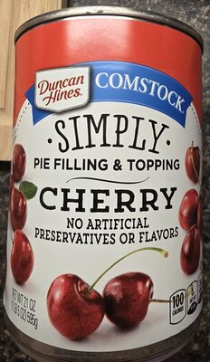 Duncan Hines Comstock Cherry Pie Filling and Topping, 21 oz.