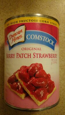 Duncan Hines Comstock Premium Strawberry Pie Filling and Topping, 21 oz.
