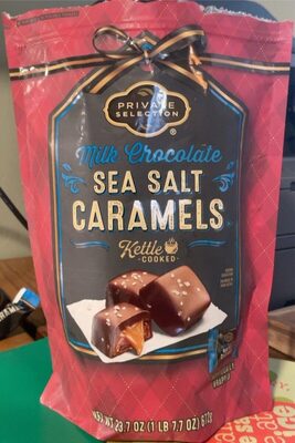 Milk Chocolate Sea Salt Caramels, Milk Chocolate Sea Salt