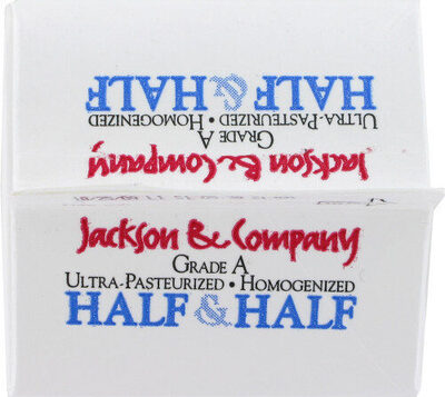 Jackson & Company, Half & Half
