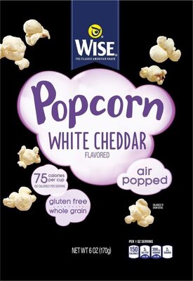 White Cheddar Flavored Popcorn, White Cheddar