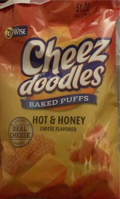 Hot & Honey Cheese Flavored Corn Snacks, Hot & Honey