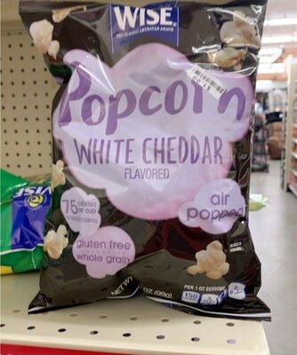 White Cheddar Flavored Popcorn, White Cheddar