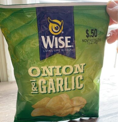 Onion & Garlic Flavored Potato Chips, Onion; Garlic