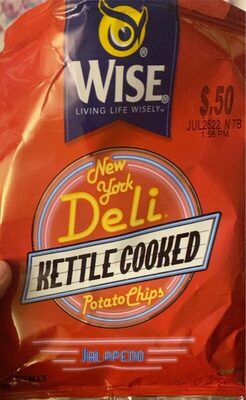 Jalapeno Kettle Cooked Potato Chips , Jalapeno