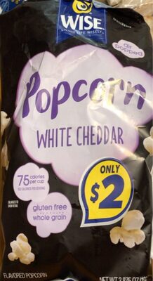 White Cheddar Flavored Popcorn, White Cheddar