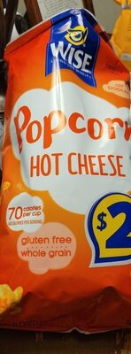 Hot Cheese Flavored Air Popped Popcorn, Hot Cheese