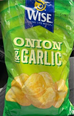 Onion & Garlic Flavored Potato Chips, Onion; Garlic