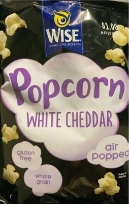 White Cheddar Flavored Popcorn, White Cheddar
