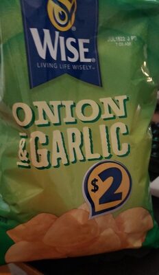 Onion & Garlic Flavored Potato Chips, Onion; Garlic