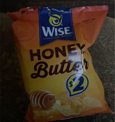 Honey Butter Flavored Potato Chips, Honey; Butter
