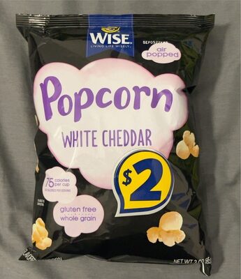 White Cheddar Flavored Popcorn, White Cheddar