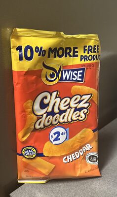 Baked Puffs Cheddar Cheese Flavored Corn Snacks