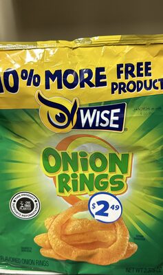 Wise Flavored Onion Rings, 2.375 Oz