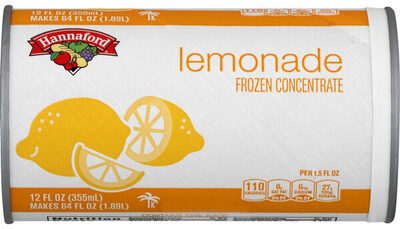 Hannaford, Lemonade Frozen Concentrate