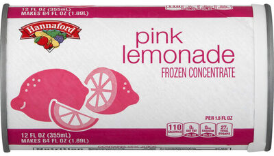 Hannaford, Pink Lemonade Frozen Concentrate