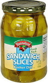 Dill Sandwich Pickle Slices