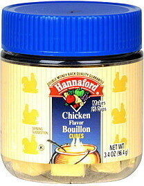 Hannaford, Bouillon Cubes, Chicken Flavor, Chicken Flavor