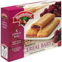 Fruit & Grain Cereal Bars, Raspberry