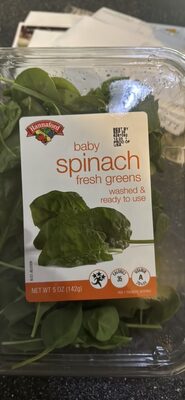 Baby Spinach Fresh Greens