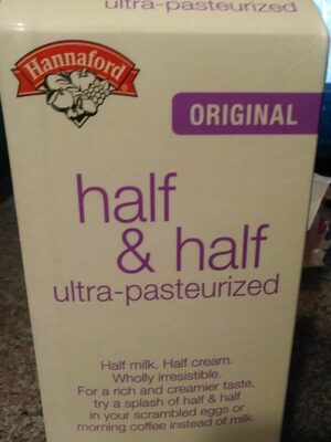 Ultra-Pasteurized Half & Half, Original