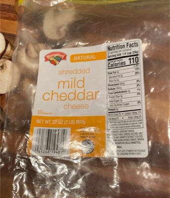 Mild Cheddar Shredded Cheese, Mild Cheddar