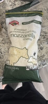 Natural Mozzarella Shredded Cheese, Mozzarella