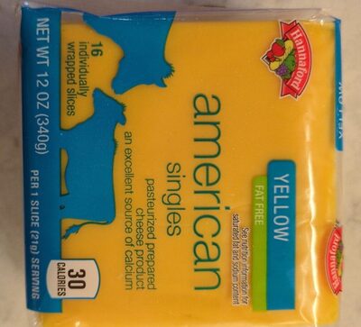 American Singles Cheese, Yellow