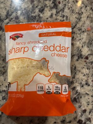 Hannaford, Fancy Shredded Sharp Cheddar Cheese