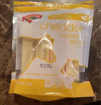 Natural Cheddar Cheese Sticks, Cheddar Cheese