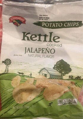 Jalapeno Kettle Cooked Potato Chips, Jalapeno