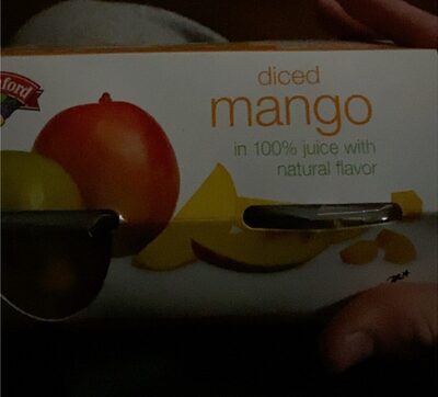 Diced Mango In 100% Juice, Mango