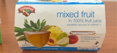Mixed Fruit In 100% Fruit Juice