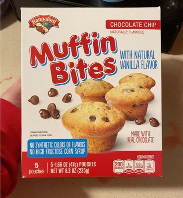 Chocolate Chip, Muffin Bites, Chocolate Chip