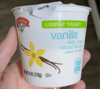Vanilla Flavor Lowfat Yogurt, Vanilla