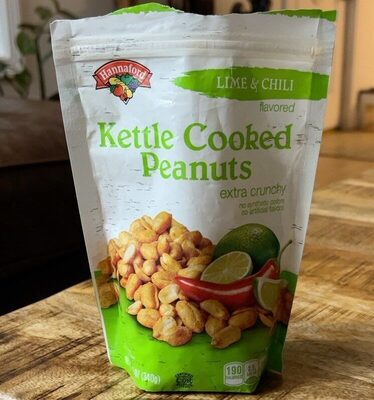 Lime & Chilli Flavored Kettle Cooked Peanuts, Lime & Chilli