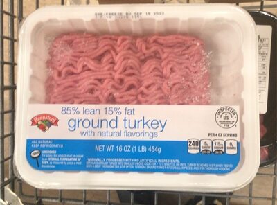 85% Lean 15% Fat Ground Turkey