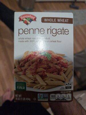 Whole Wheat Macaroni Product, Penne Rigate