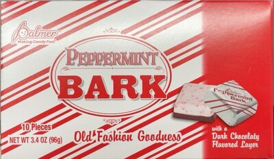 Peppermint With A Dark Chocolaty Flavored Layer Bark, Peppermint